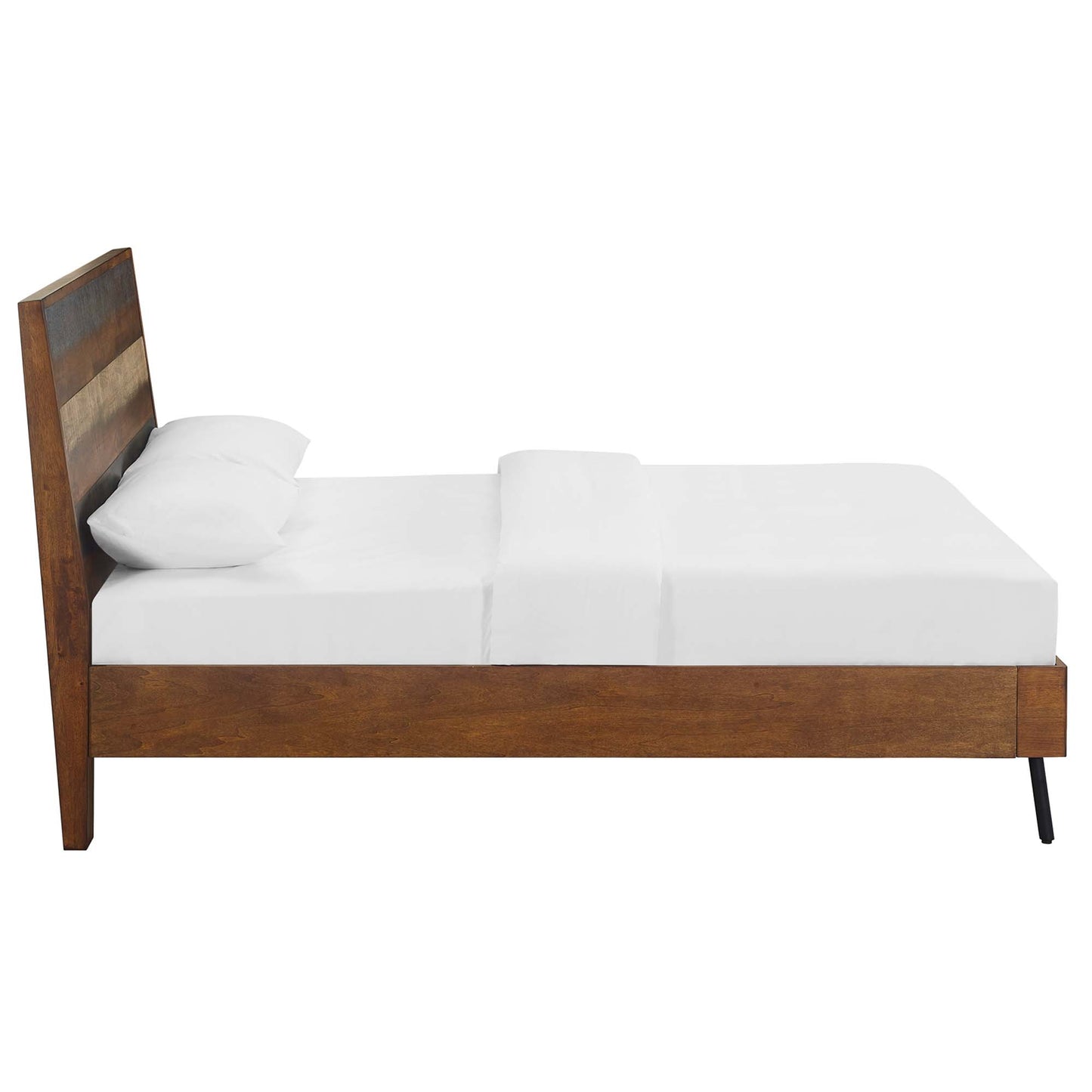Modway Outlet Arwen Queen Rustic Wood Bed by Modway  Bedroom Furniture Walnut - MOD-5831-WAL