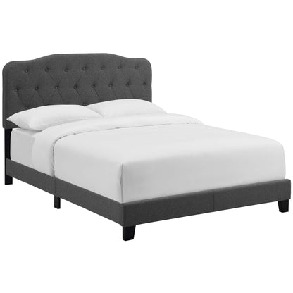 Modway Outlet Amelia Upholstered Fabric Full Bed by Modway  Bedroom Furniture Gray - MOD-5839-GRY
