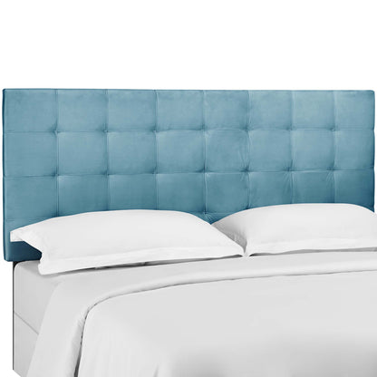 Modway Outlet Paisley Tufted Upholstered Performance Velvet Full / Queen Headboard by Modway  Bedroom Furniture Sea Blue - MOD-5853-SEA