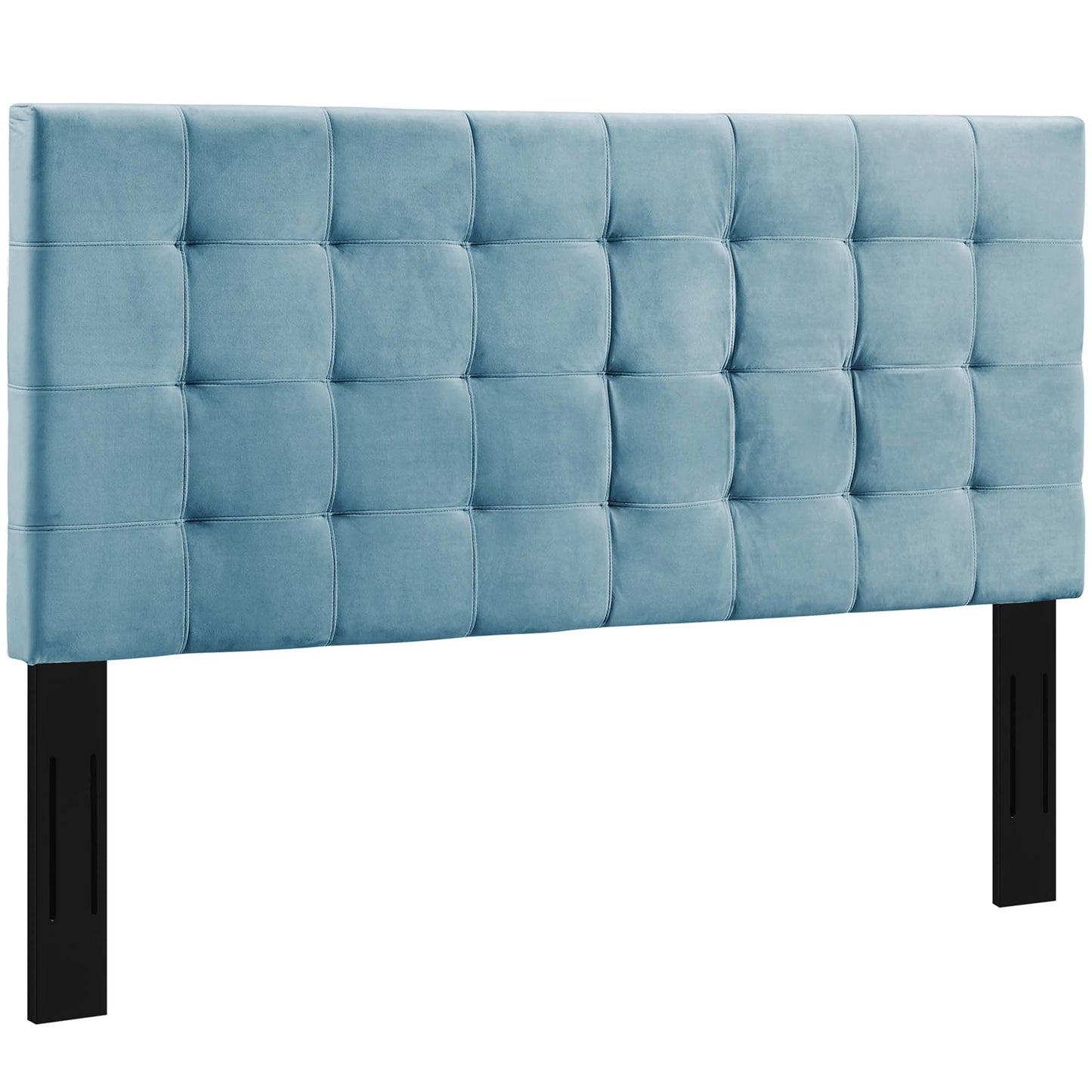 Modway Outlet Paisley Tufted Upholstered Performance Velvet Full / Queen Headboard by Modway  Bedroom Furniture Sea Blue - MOD-5853-SEA