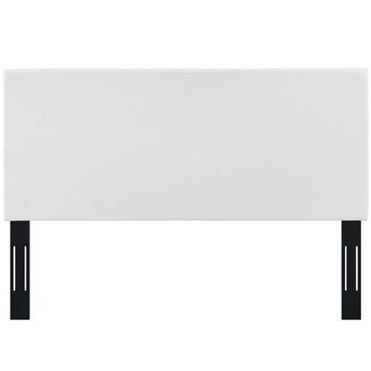 Modway Outlet Taylor Upholstered Faux Leather King and California King Headboard by Modway  Bedroom Furniture White - MOD-5885-WHI
