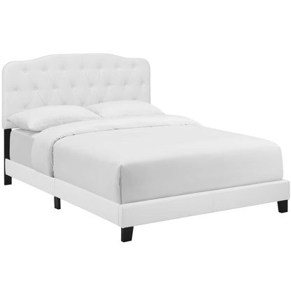 Modway - Amelia Faux Leather Full Bed by Modway  Bedroom Beds White - MOD-5991-WHI