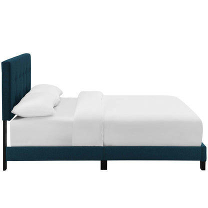 Modway Outlet Amira Upholstered Fabric Twin Bed by Modway  Bedroom Furniture Azure - MOD-5999-AZU