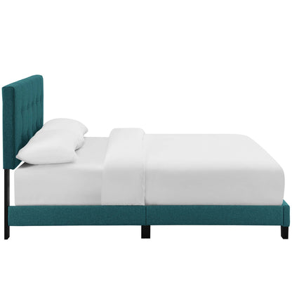 Modway Outlet Amira Upholstered Fabric Full Bed by Modway  Bedroom Furniture Teal - MOD-6000-TEA