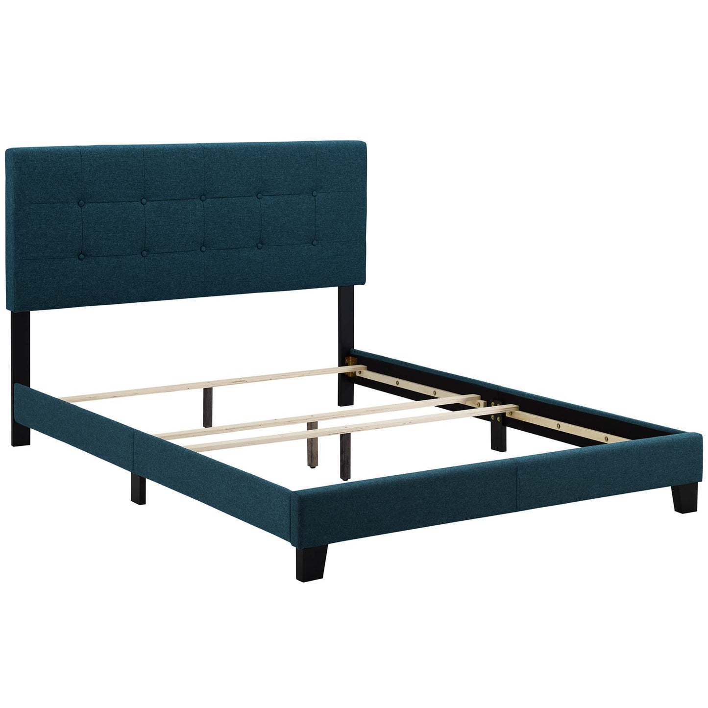 Modway Outlet Amira Upholstered Fabric King Bed by Modway  Bedroom Furniture Azure - MOD-6002-AZU