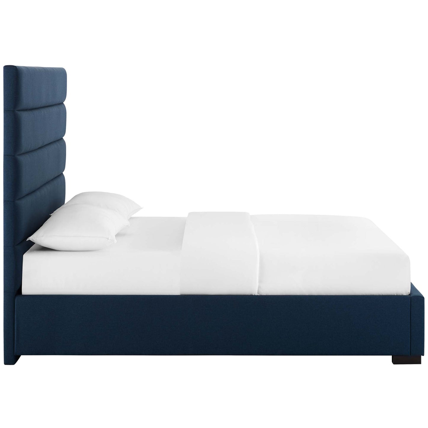 Modway Outlet Genevieve Upholstered Fabric Queen Platform Bed by Modway  Bedroom Furniture Blue - MOD-6049-BLU