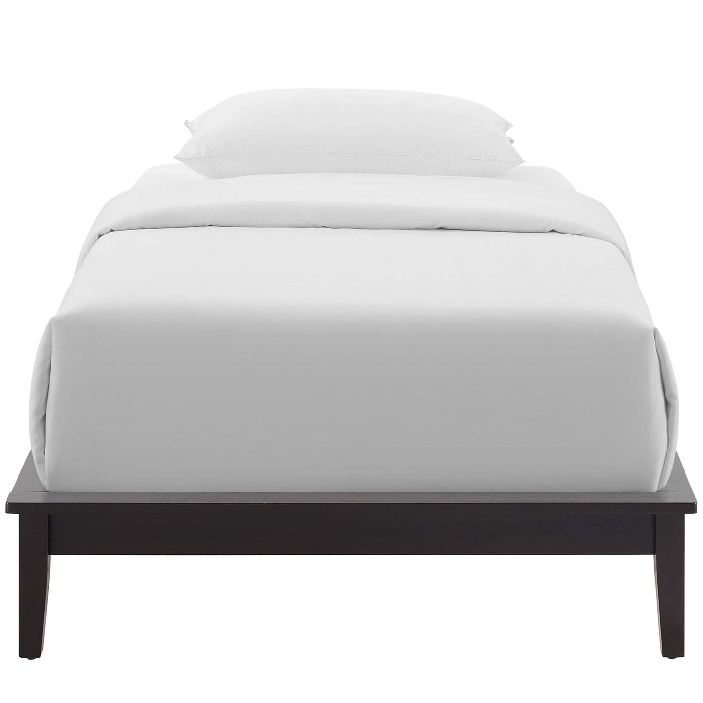 Modway Outlet Lodge Wood Twin Platform Bed Frame by Modway  Bedroom Furniture Cappuccino - MOD-6053-CAP