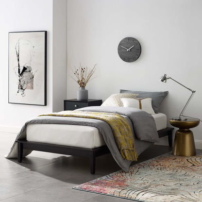 Modway Outlet Lodge Wood Twin Platform Bed Frame by Modway  Bedroom Furniture Cappuccino - MOD-6053-CAP