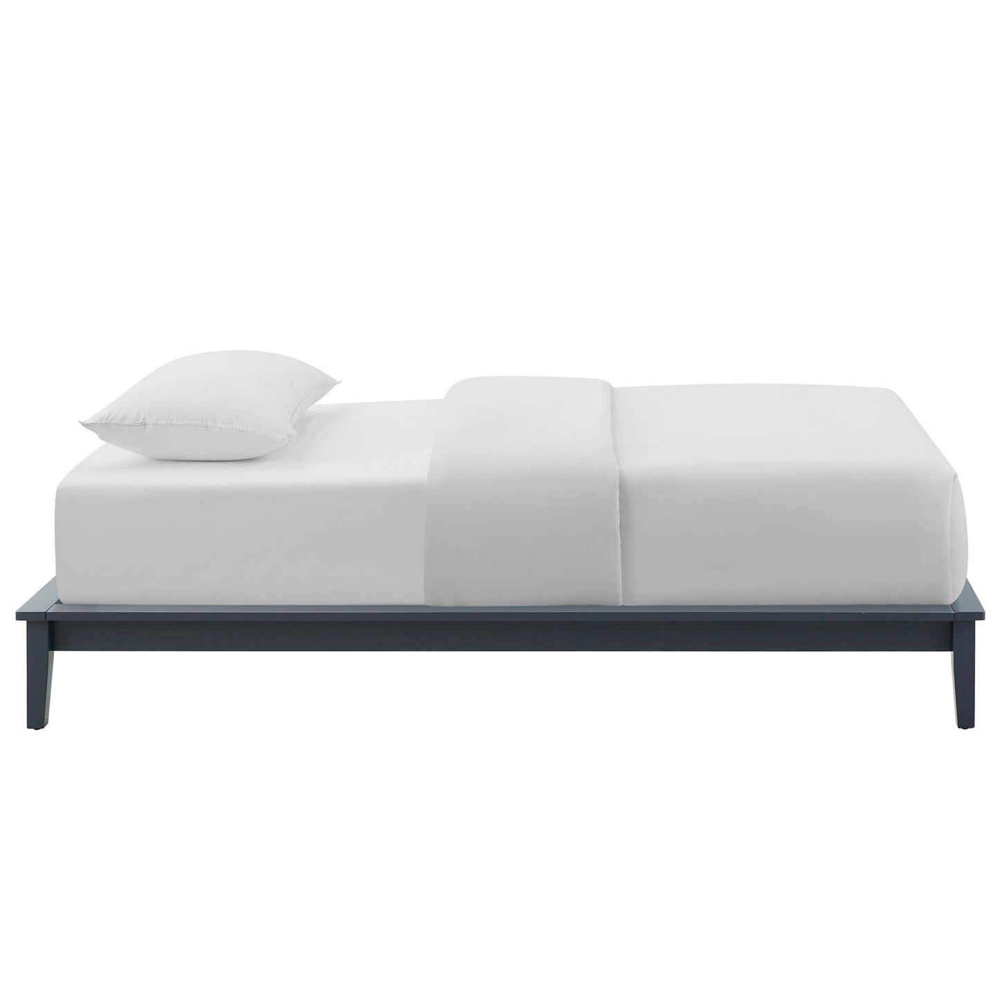 Modway Outlet Lodge Wood Twin Platform Bed Frame by Modway  Bedroom Furniture Gray - MOD-6053-GRY