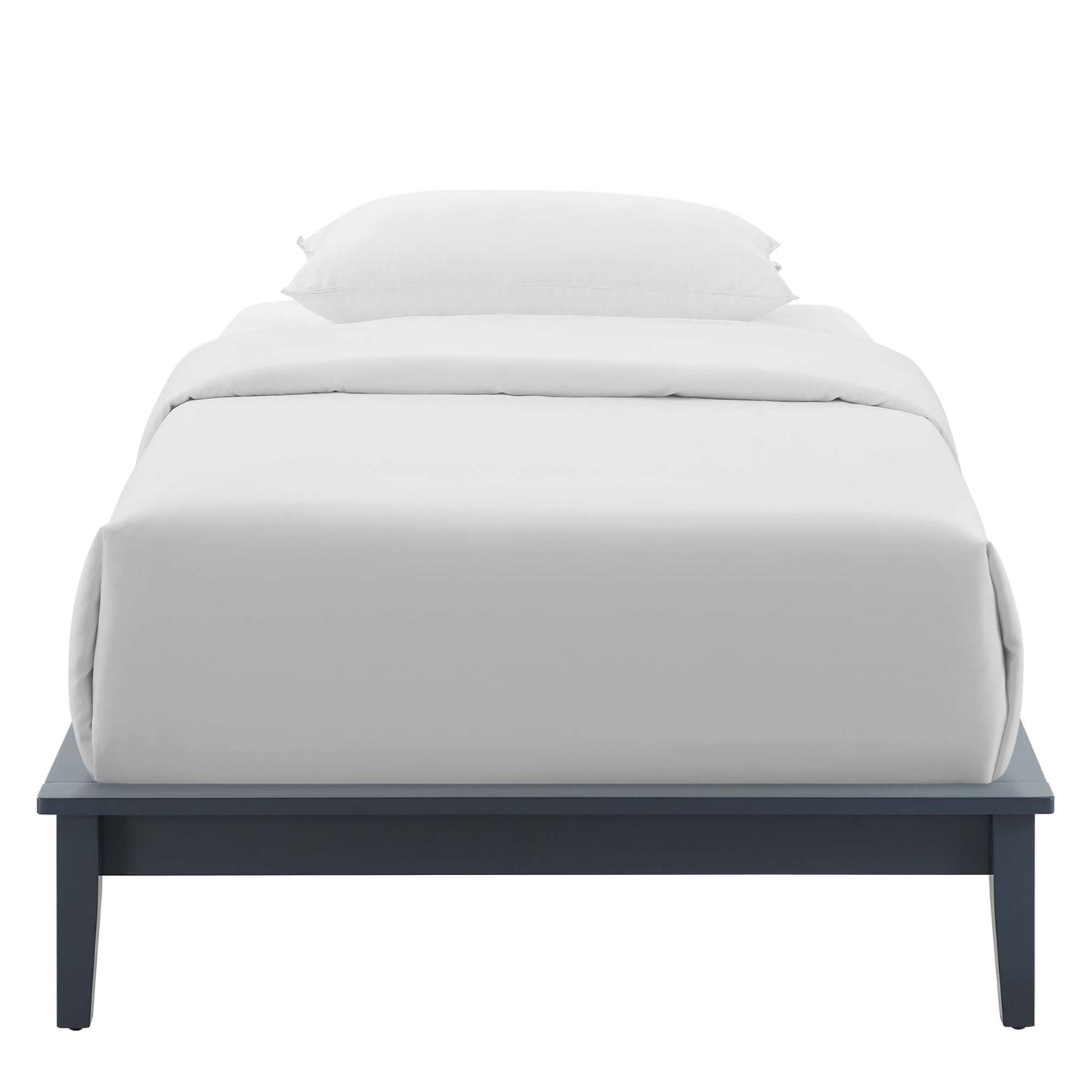 Modway Outlet Lodge Wood Twin Platform Bed Frame by Modway  Bedroom Furniture Gray - MOD-6053-GRY