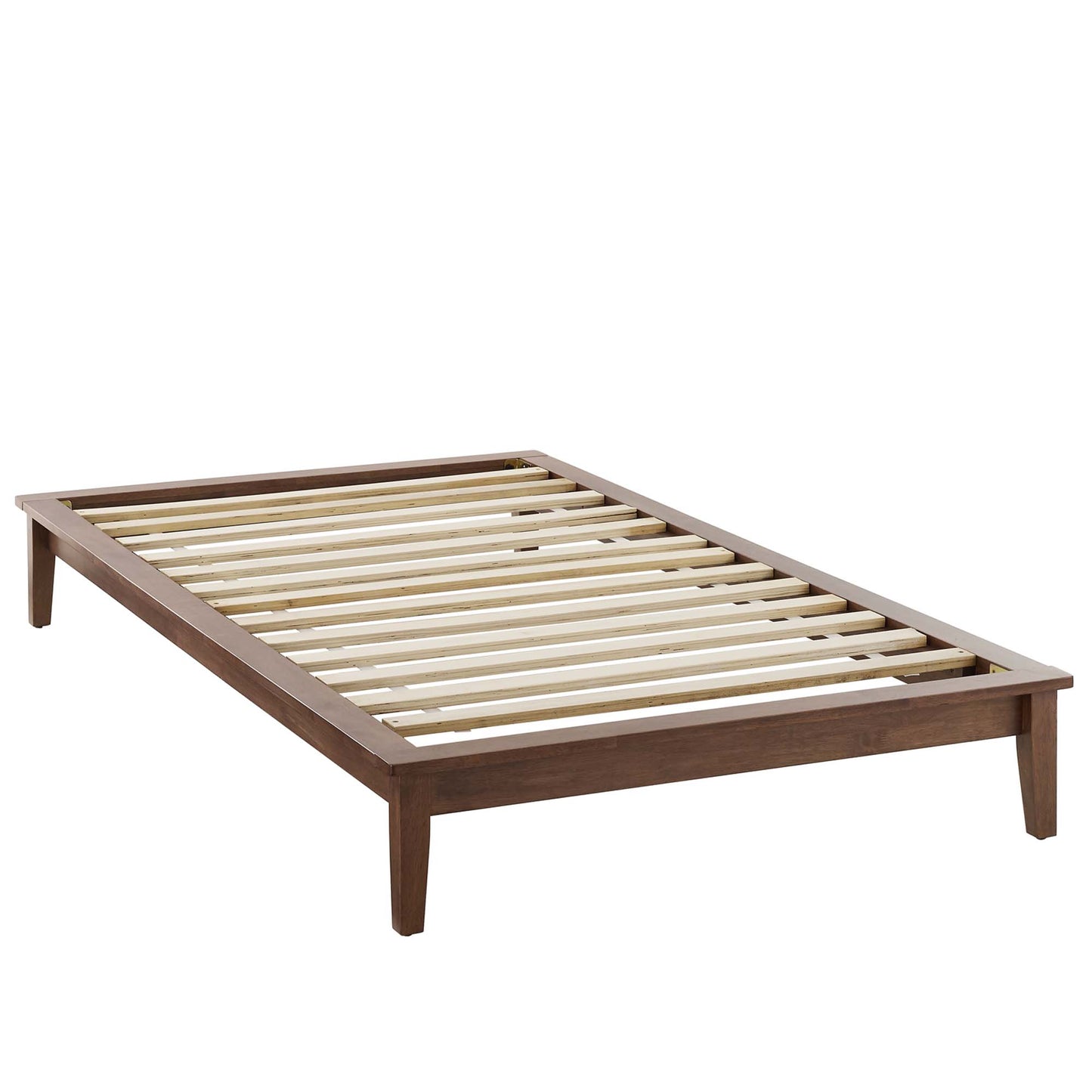 Modway Outlet Lodge Wood Twin Platform Bed Frame by Modway  Bedroom Furniture Walnut - MOD-6053-WAL