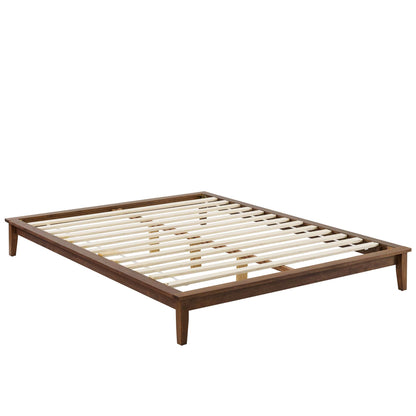 Modway Outlet Lodge Wood Full Platform Bed Frame by Modway  Bedroom Furniture Walnut - MOD-6054-WAL