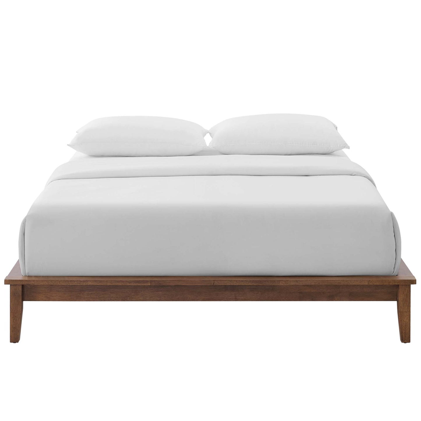 Modway Outlet Lodge Wood Full Platform Bed Frame by Modway  Bedroom Furniture Walnut - MOD-6054-WAL
