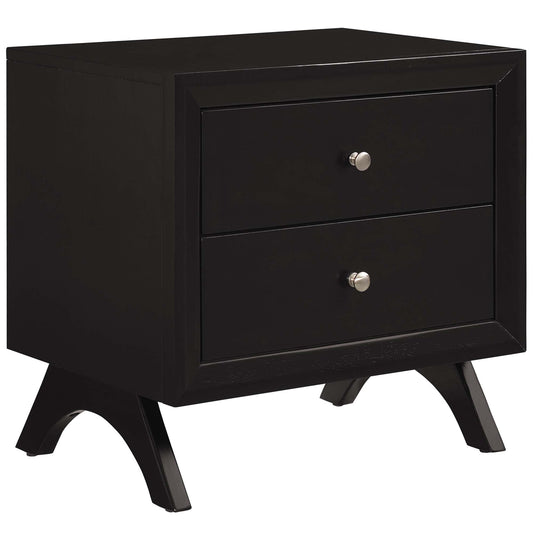 Modway Outlet Providence Nightstand or End Table by Modway  Bedroom Furniture Cappuccino - MOD-6057-CAP