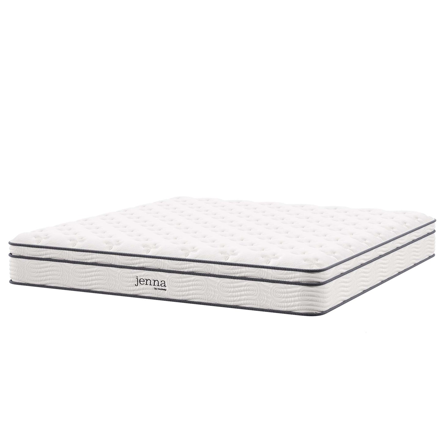 Modway - Jenna 10" Innerspring and Foam California King Mattress by Modway  Mattresses Twin White - MOD-6080-WHI