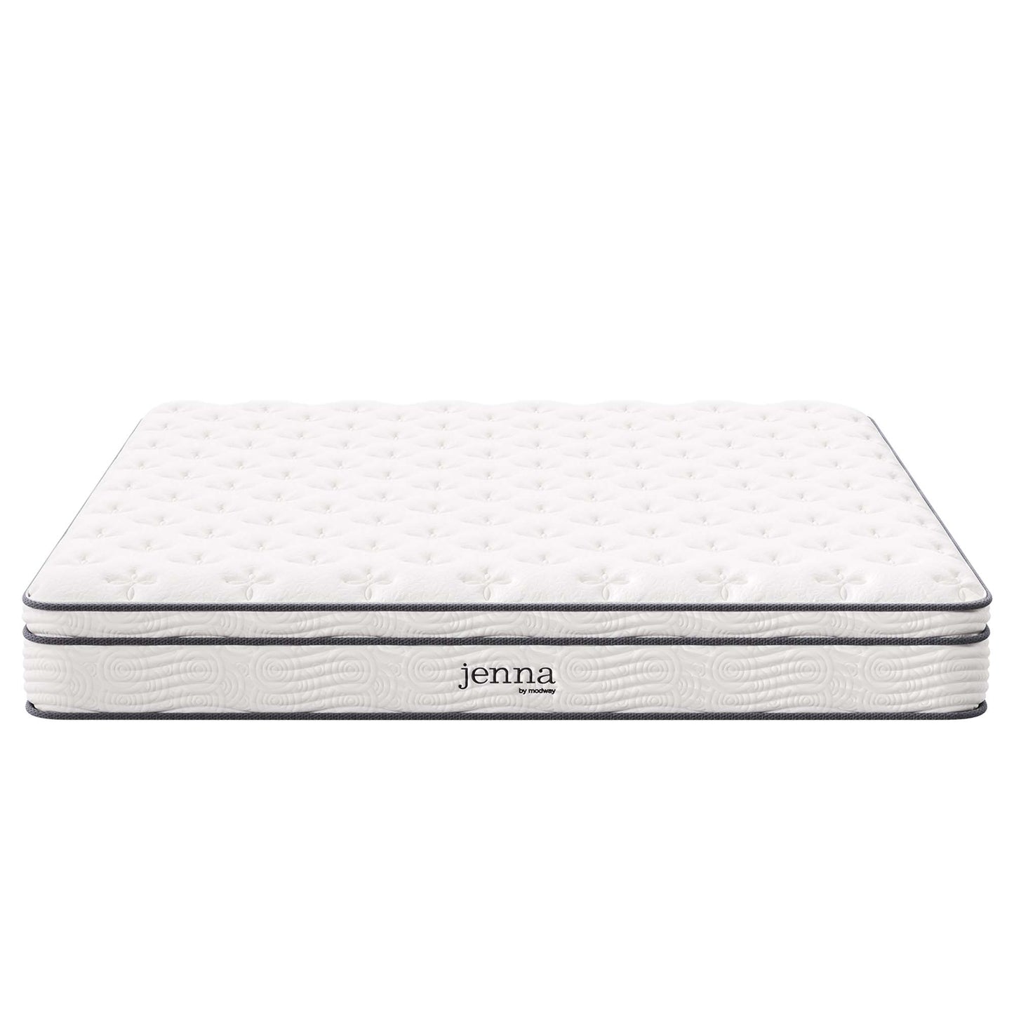 Modway - Jenna 10" Innerspring and Foam California King Mattress by Modway  Mattresses Twin White - MOD-6080-WHI