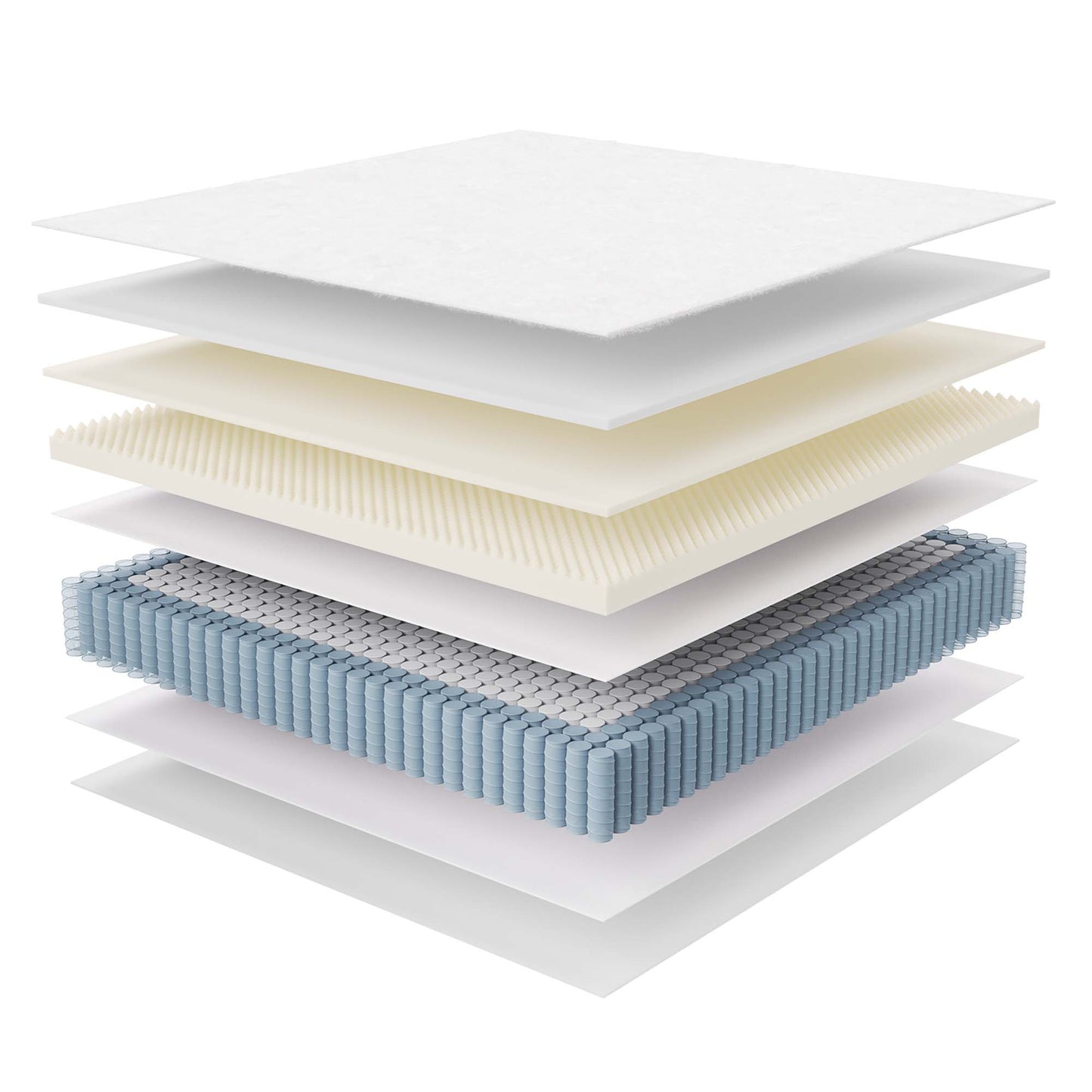 Modway - Jenna 14" Innerspring and Foam King Mattress by Modway  Mattresses Twin White - MOD-6085-WHI