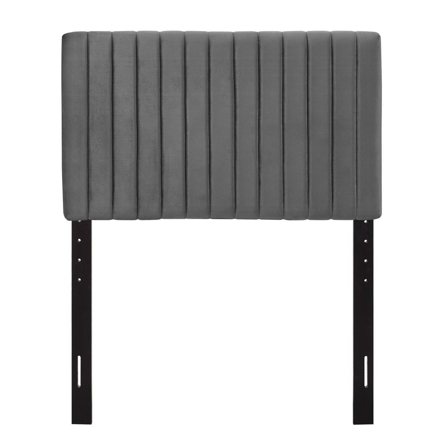 Modway - Keira Performance Velvet Twin Headboard by Modway  Bedroom Headboards Gray - MOD-6093-GRY