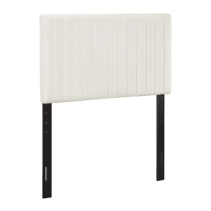 Modway - Keira Performance Velvet Twin Headboard by Modway  Bedroom Headboards White - MOD-6093-IVO