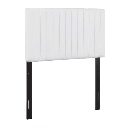 Modway - Keira Faux Leather Twin Headboard by Modway  Bedroom Headboards White - MOD-6094-WHI