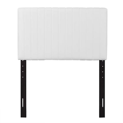 Modway - Keira Faux Leather Twin Headboard by Modway  Bedroom Headboards White - MOD-6094-WHI
