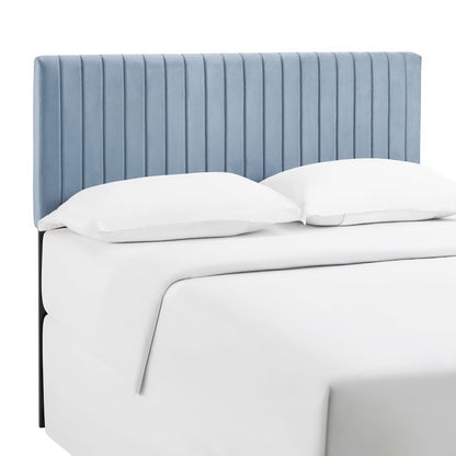 Modway - Keira Performance Velvet Full / Queen Headboard by Modway  Bedroom Headboards Blue - MOD-6095-LBU
