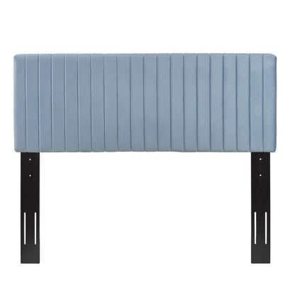 Modway - Keira Performance Velvet Full / Queen Headboard by Modway  Bedroom Headboards Blue - MOD-6095-LBU