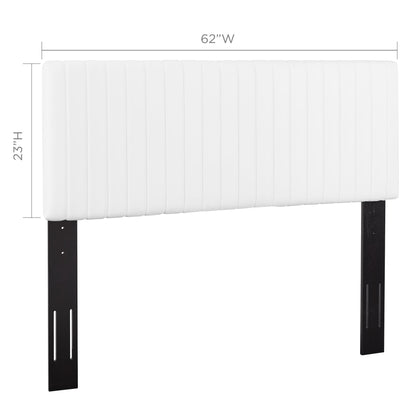 Modway - Keira Faux Leather Full / Queen Headboard by Modway  Bedroom Headboards White - MOD-6096-WHI