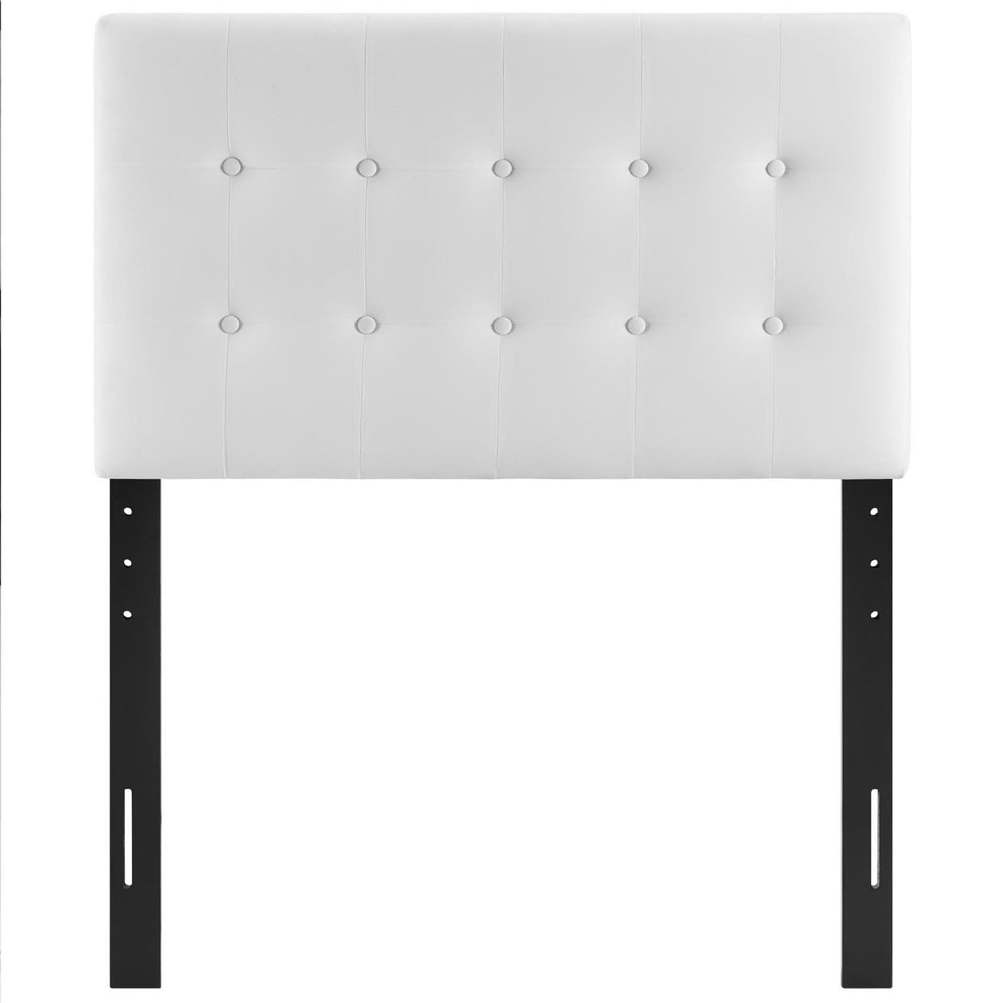 Modway - Emily Biscuit Tufted Performance Velvet Twin Headboard by Modway  Bedroom Headboards White - MOD-6114-WHI