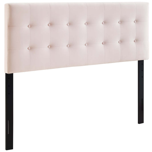 Modway - Emily Biscuit Tufted Performance Velvet Queen Headboard by Modway  Bedroom Headboards Red - MOD-6116-PNK