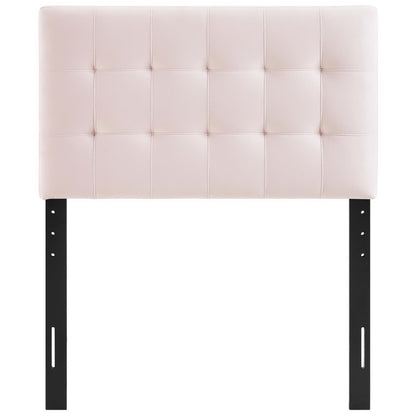 Modway - Lily Biscuit Tufted Performance Velvet Twin Headboard by Modway  Bedroom Headboards Red - MOD-6118-PNK