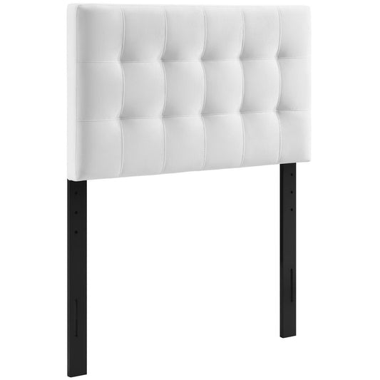 Modway - Lily Biscuit Tufted Performance Velvet Twin Headboard by Modway  Bedroom Headboards White - MOD-6118-WHI