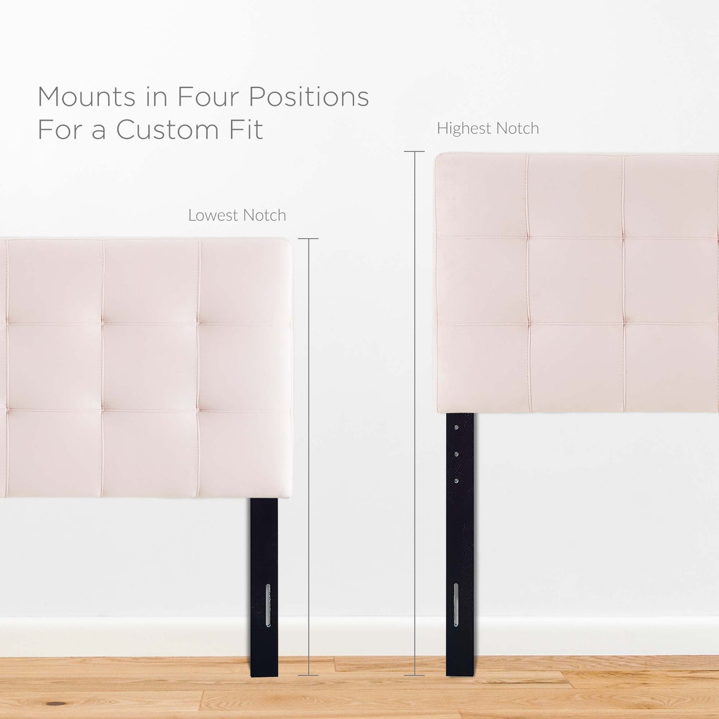 Modway - Lily Biscuit Tufted Performance Velvet Queen Headboard by Modway  Bedroom Headboards Red - MOD-6120-PNK