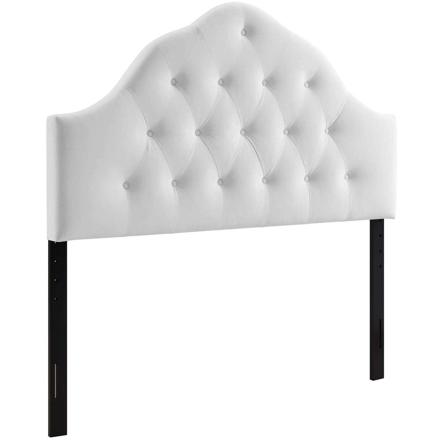 Modway - Sovereign Diamond Tufted Performance Velvet Queen Headboard by Modway  Bedroom Headboards White - MOD-6124-WHI