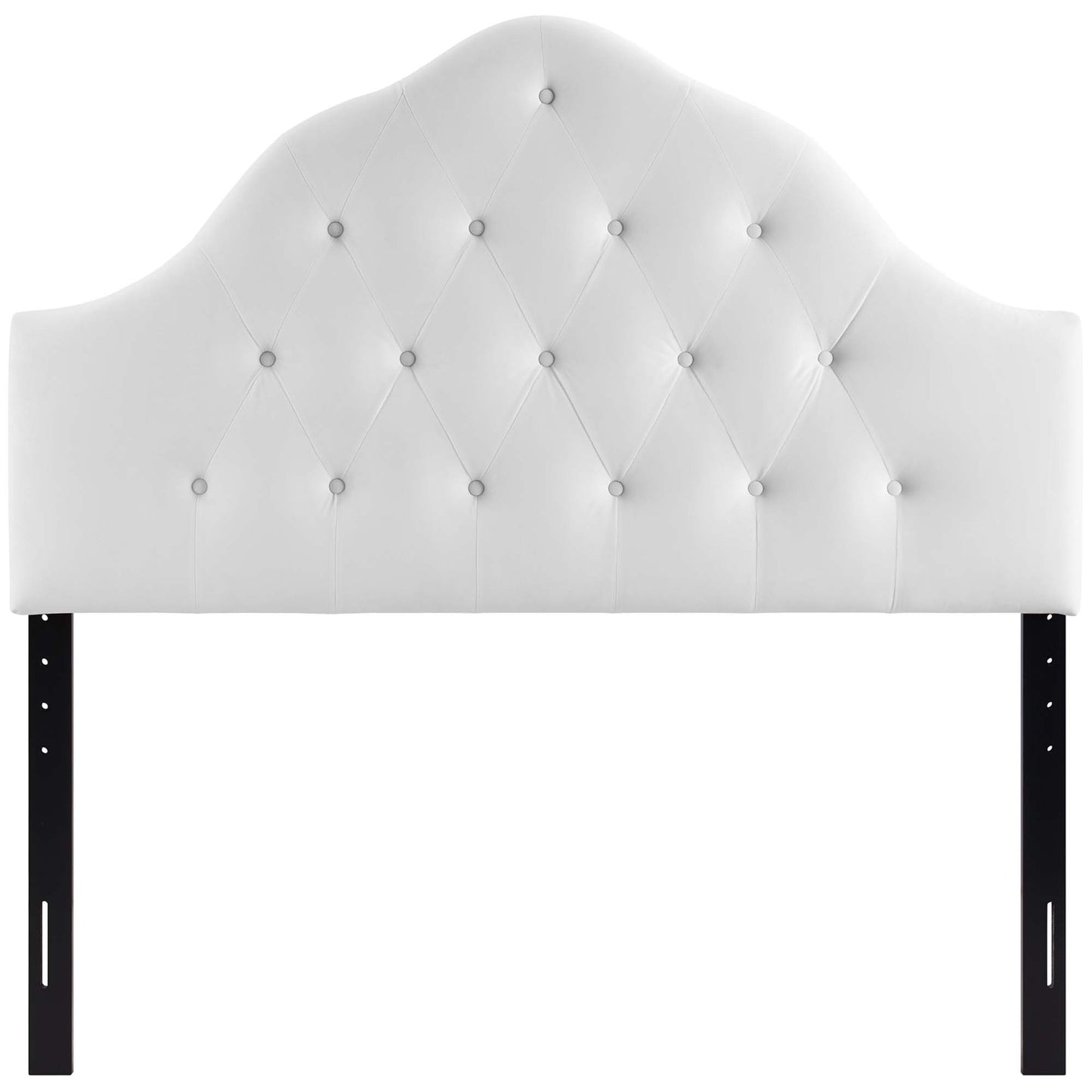Modway - Sovereign Diamond Tufted Performance Velvet Queen Headboard by Modway  Bedroom Headboards White - MOD-6124-WHI
