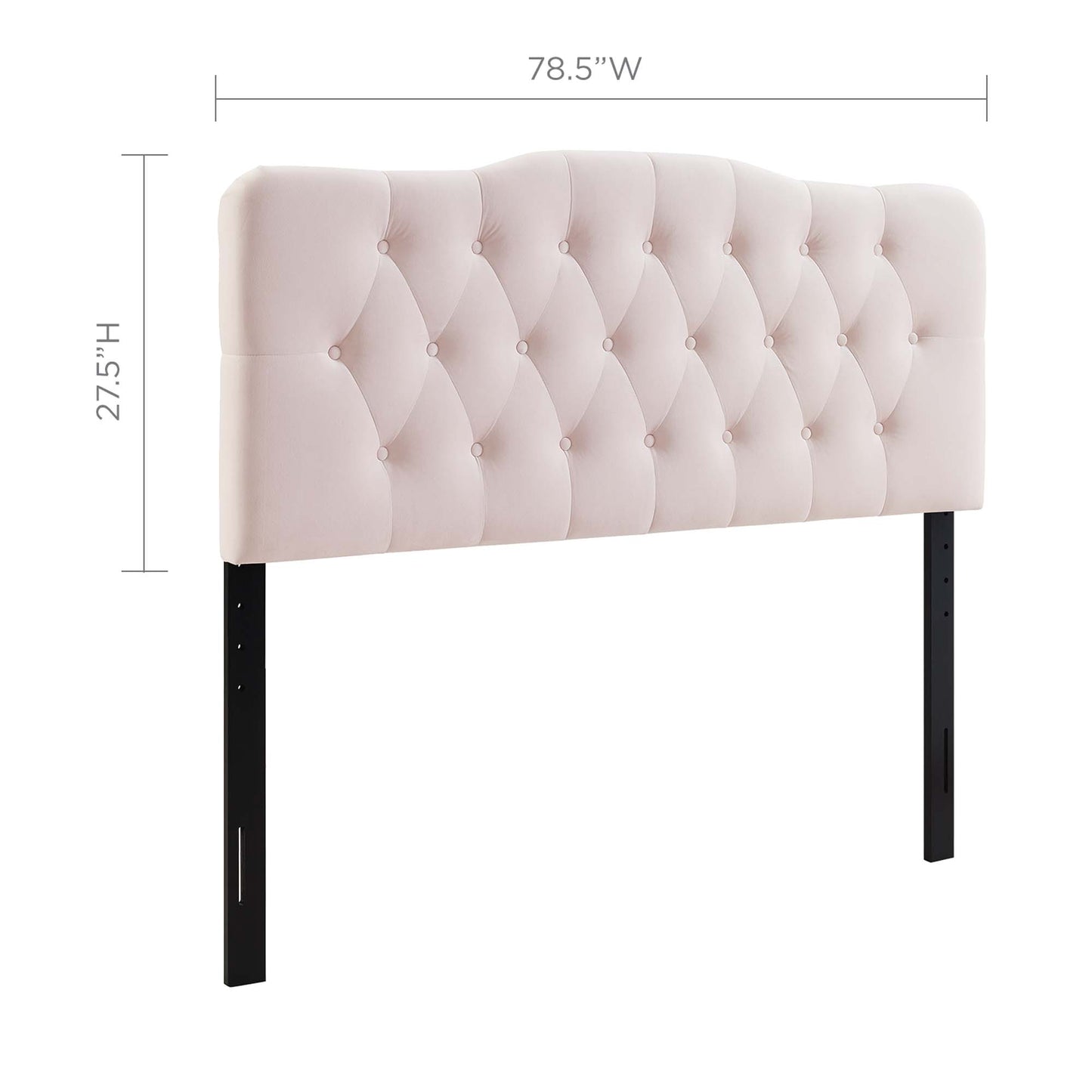 Modway - Annabel Diamond Tufted Performance Velvet King Headboard by Modway  Bedroom Headboards Red - MOD-6127-PNK