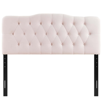 Modway - Annabel Diamond Tufted Performance Velvet King Headboard by Modway  Bedroom Headboards Red - MOD-6127-PNK