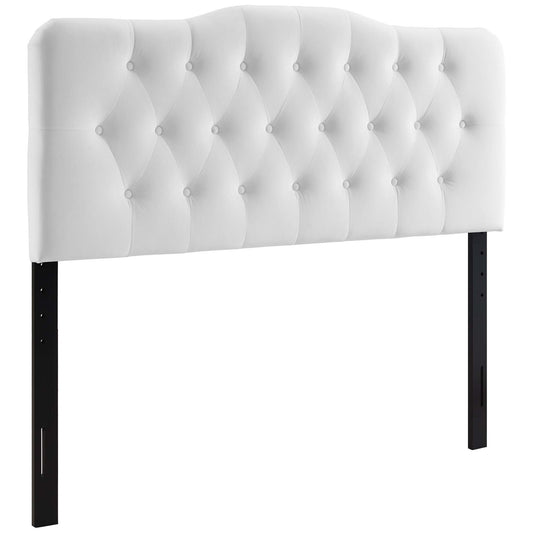Modway - Annabel Diamond Tufted Performance Velvet King Headboard by Modway  Bedroom Headboards White - MOD-6127-WHI