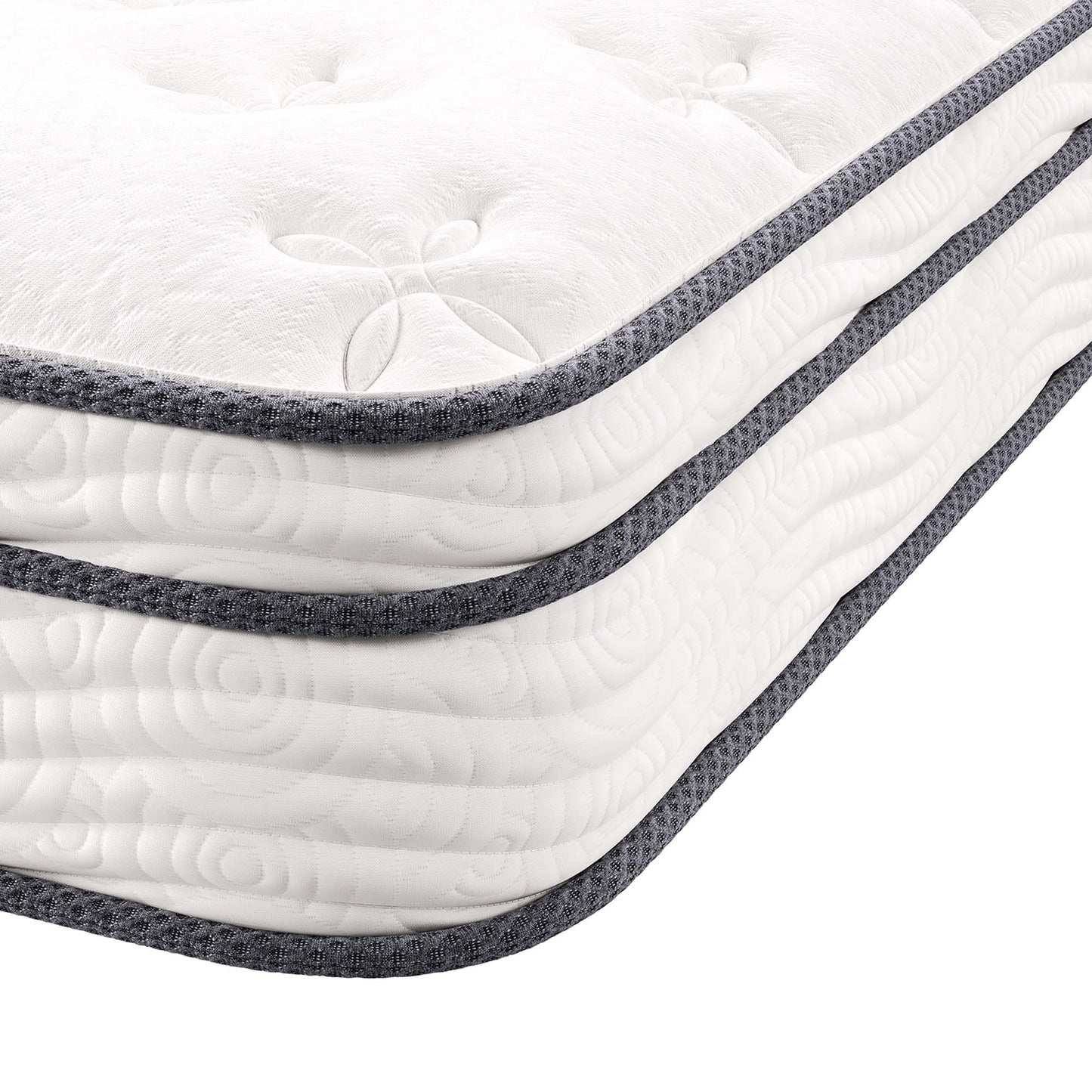 Modway - Jenna 8" Innerspring and Foam Narrow Twin Mattress by Modway  Mattresses Twin White - MOD-6132-WHI