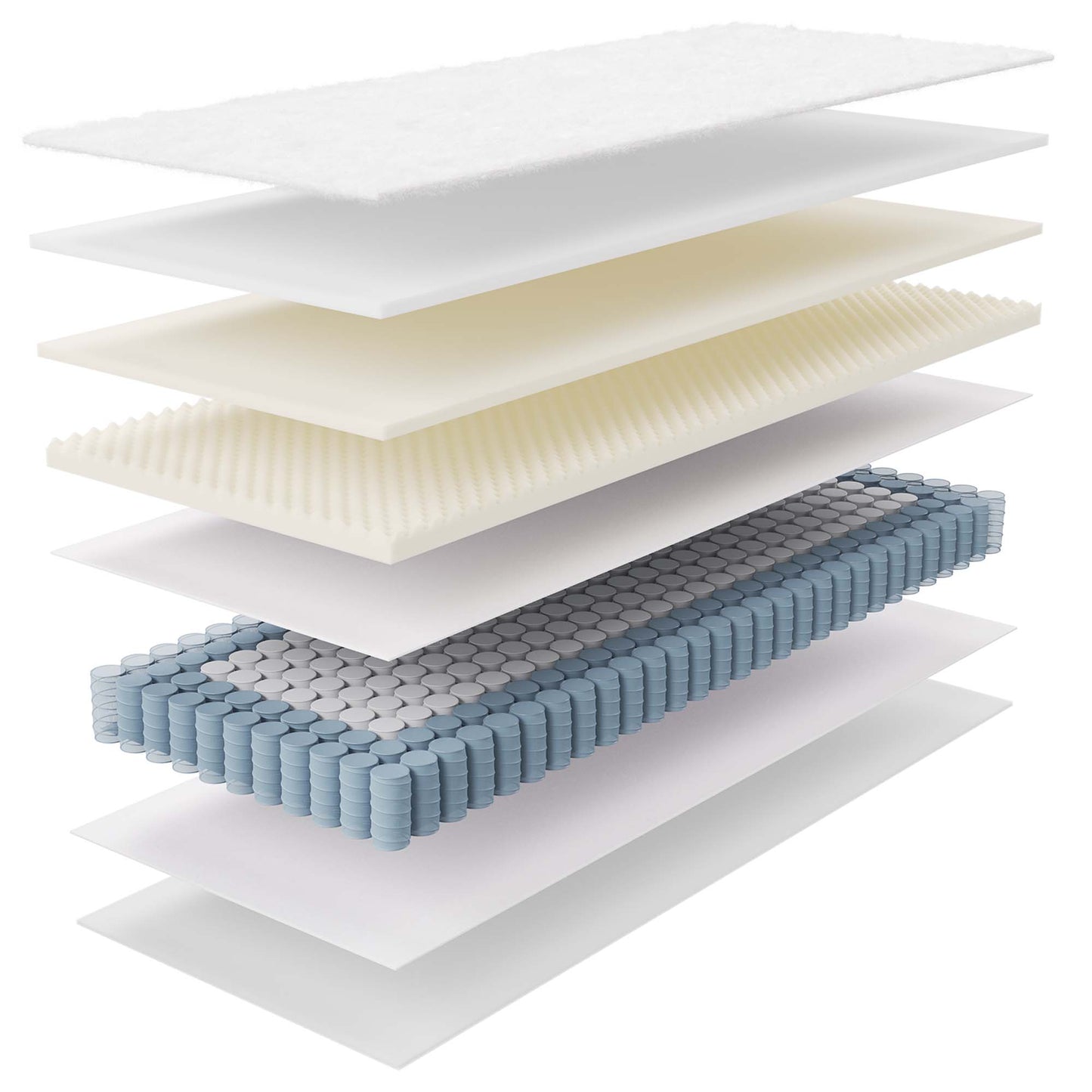 Modway - Jenna 8" Innerspring and Foam Narrow Twin Mattress by Modway  Mattresses Twin White - MOD-6132-WHI