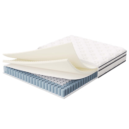 Modway - Jenna 8" Innerspring and Foam Full Mattress by Modway  Mattresses Twin White - MOD-6134-WHI