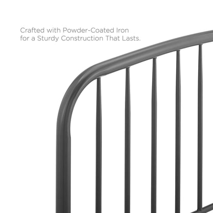 Modway Outlet Nova Metal Queen Headboard by Modway  Bedroom Furniture Gray - MOD-6150-GRY