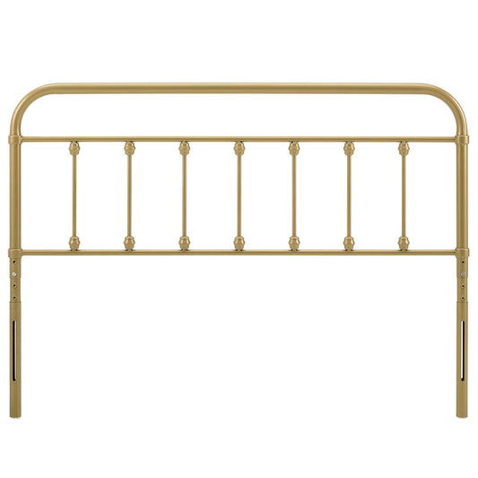 Modway - Sage Metal Twin Headboard by Modway  Bedroom Headboards Yellow - MOD-6152-GLD