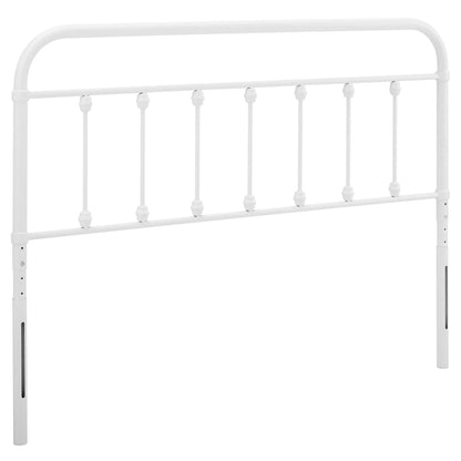 Modway - Sage Metal Full Headboard by Modway  Bedroom Headboards White - MOD-6153-WHI
