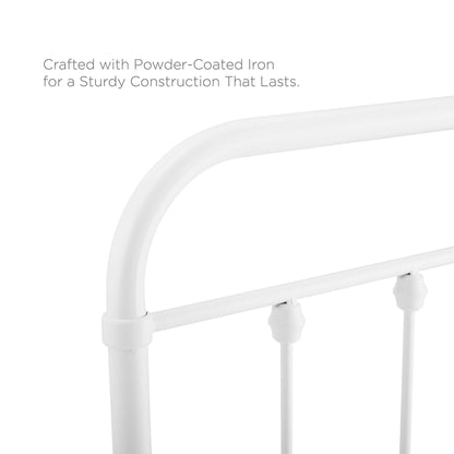 Modway - Sage Metal Queen Headboard by Modway  Bedroom Headboards White - MOD-6154-WHI