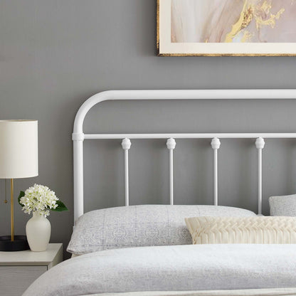 Modway - Sage Metal Queen Headboard by Modway  Bedroom Headboards White - MOD-6154-WHI