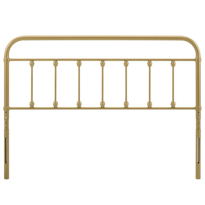 Modway - Sage Metal King Headboard by Modway  Bedroom Headboards Yellow - MOD-6155-GLD