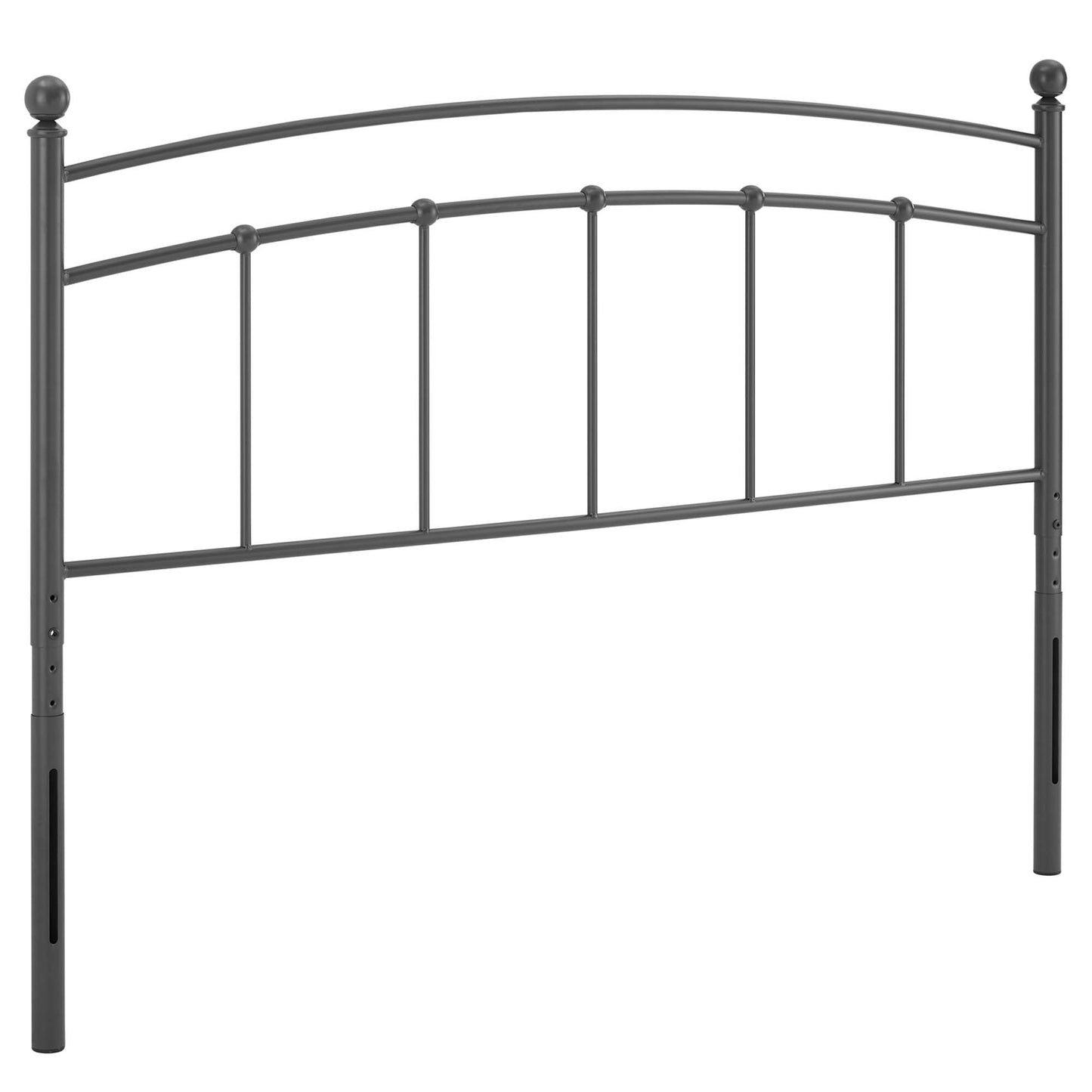 Modway - Abigail Metal Twin Headboard by Modway  Bedroom Headboards Gray - MOD-6156-GRY