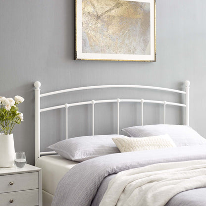 Modway - Abigail Metal Twin Headboard by Modway  Bedroom Headboards White - MOD-6156-WHI