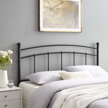 Modway - Abigail Metal Full Headboard by Modway  Bedroom Headboards Black - MOD-6157-BLK